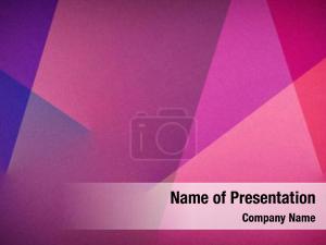Abstract Purple Triangles PowerPoint Template