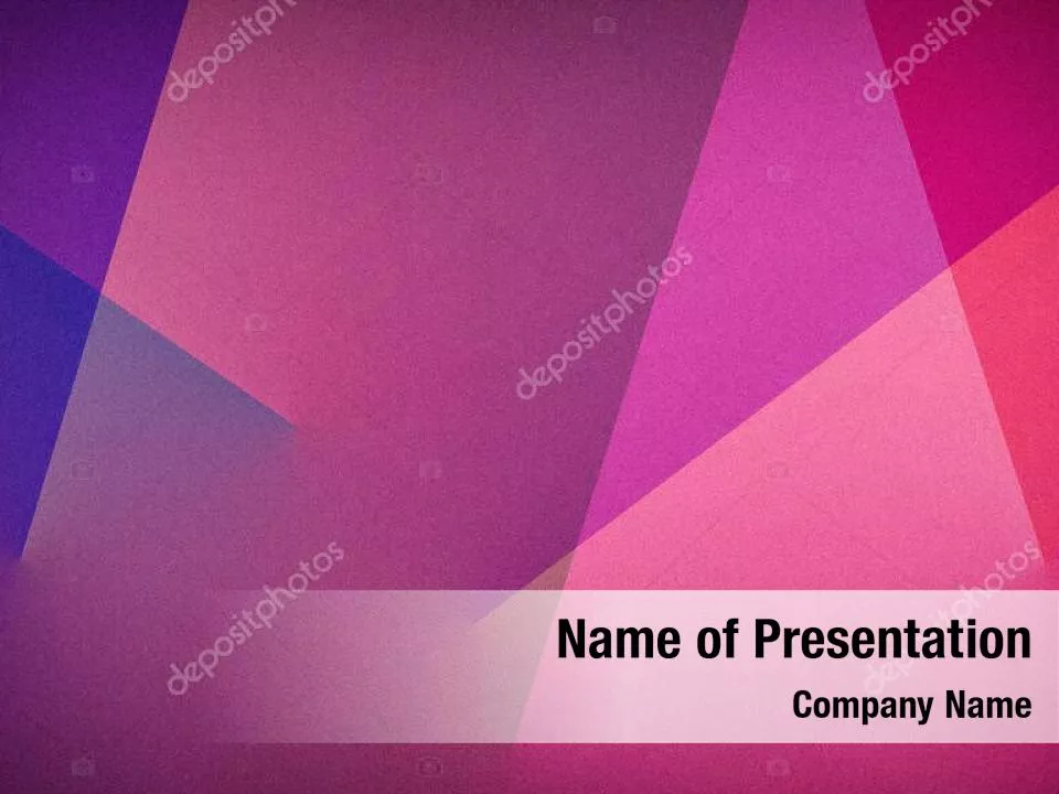 Abstract Purple Triangles