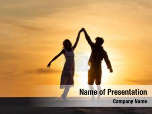 Dancing Silhouettes PowerPoint Template