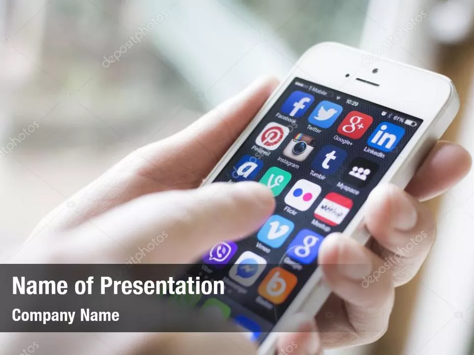 Social Media on Smartphone