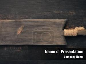Old Board PowerPoint Template