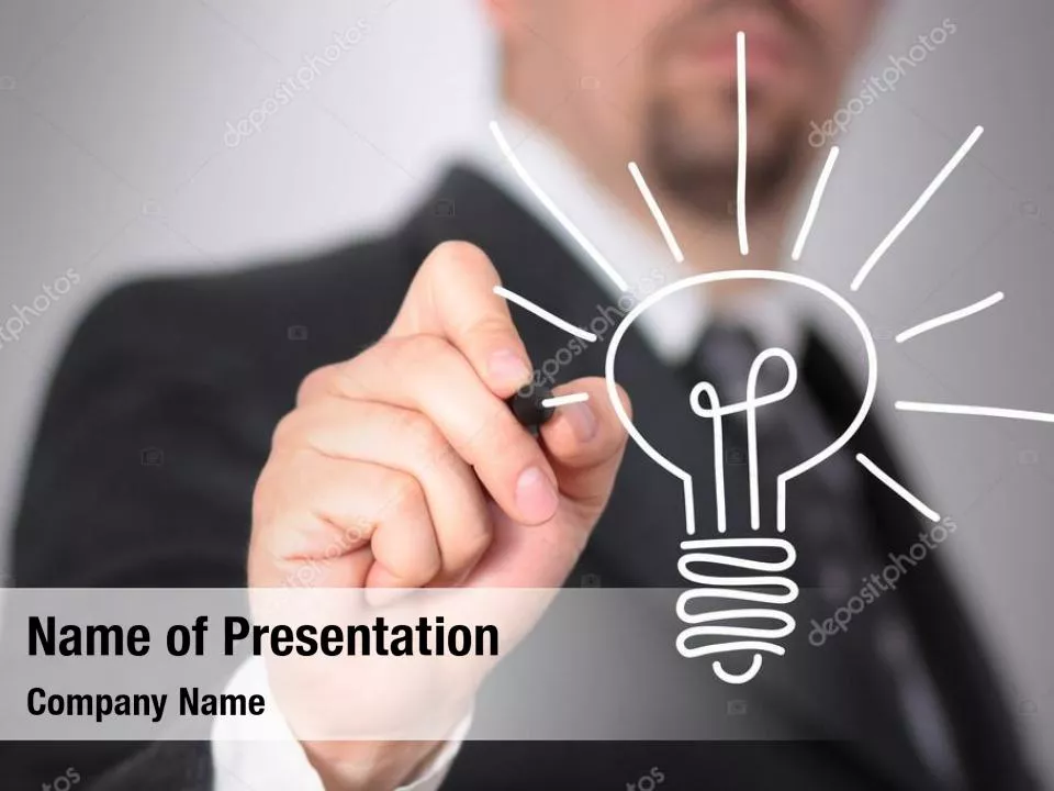 Man with Business Ideas Design Concept