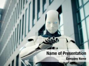 Robot Model PowerPoint Template