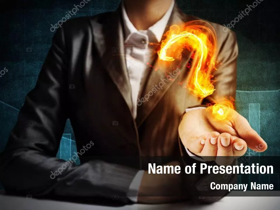 Flaming Question Mark