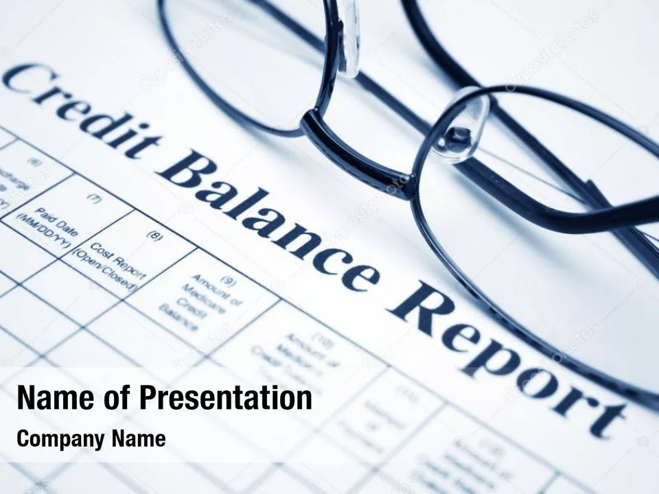 Credit Balance Report