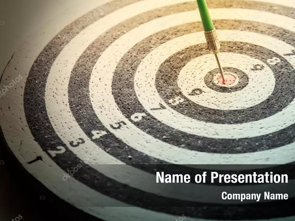 Arrow Hitting in the Target Center