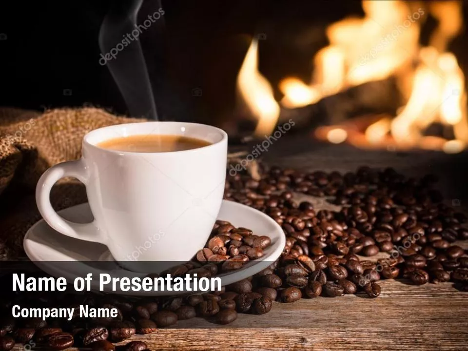 Coffee Cup and Coffee Beans