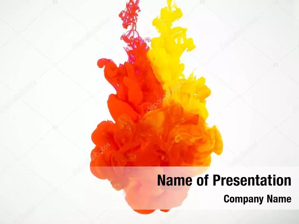 Red and Yellow Splash Paint