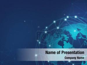 Global Network Connection PowerPoint Template