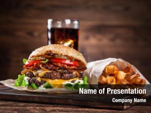 Fast Food Menu PowerPoint Template