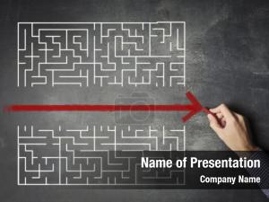 Labyrinth Solution PowerPoint Template