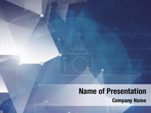 Triangular Polygon Style PowerPoint Template