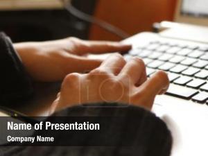 Typing PowerPoint Template