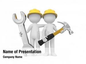 Man With Hammer For Repair Work Stock Photo, Presentation PowerPoint  Diagrams, PPT Sample Presentations