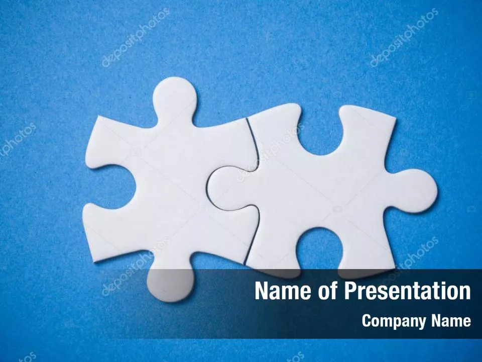 Man with Blue Business Puzzle