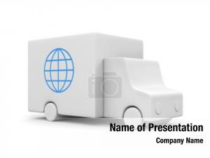 Delivery Service Illustration PowerPoint Template