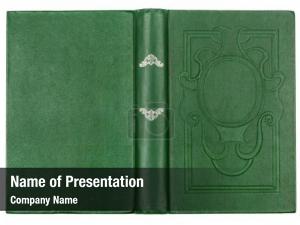 Green Vintage Frame PowerPoint Template