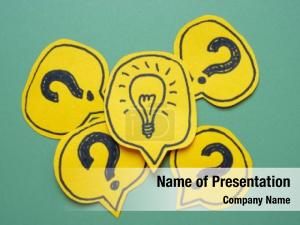 Questions and Solutions PowerPoint Template