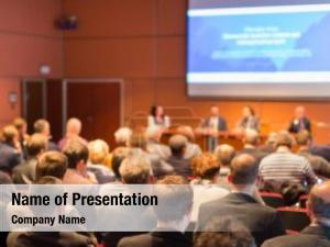 Business People Team Training Conference Meeting PowerPoint Template