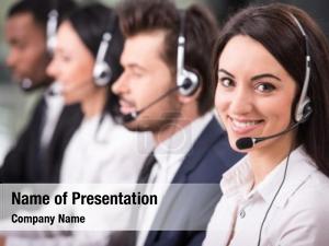 Call Center Agent PowerPoint Template