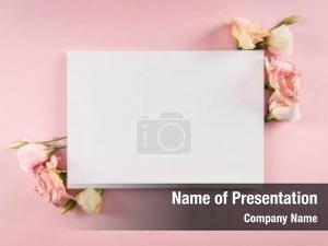 Pink Greeting Card PowerPoint Template