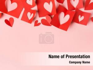 Geometric Pattern with Connected Lines and Dots PowerPoint Template