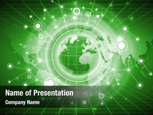 Green Network PowerPoint Template