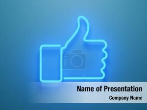 Thumbs Symbol Up PowerPoint Template