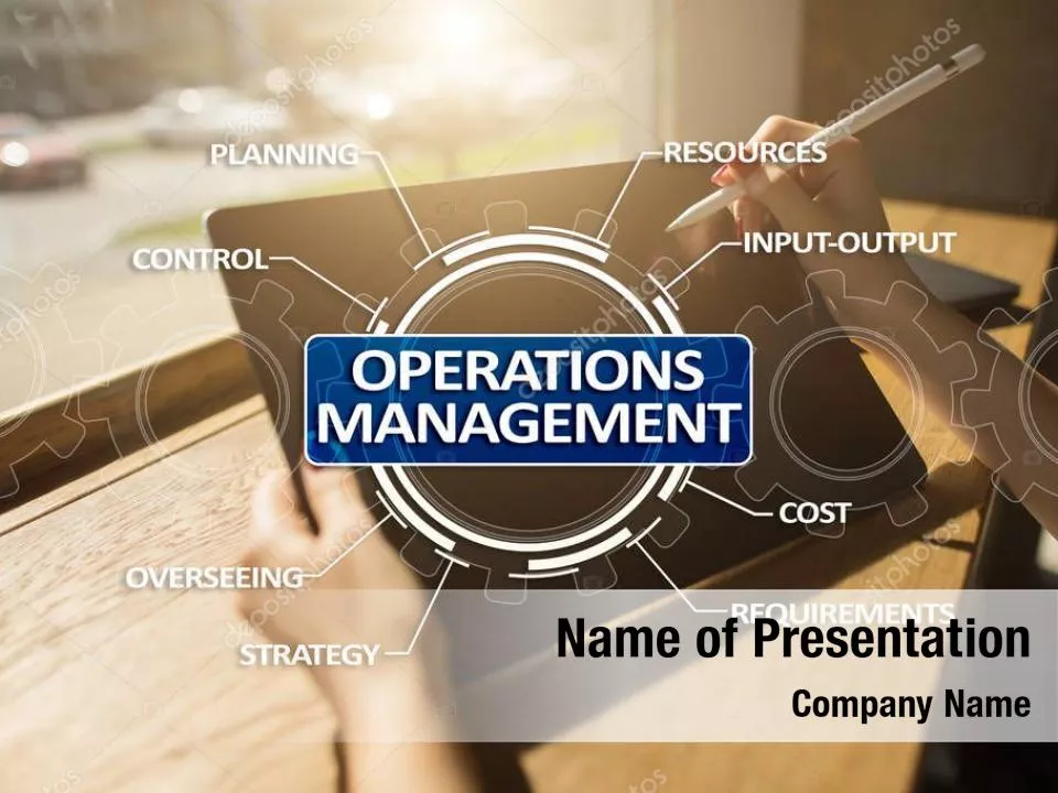 Operations Management PowerPoint Template - Operations Management ...