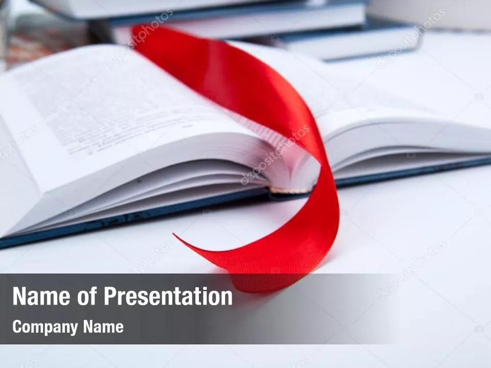 Open Book with Red Bookmark