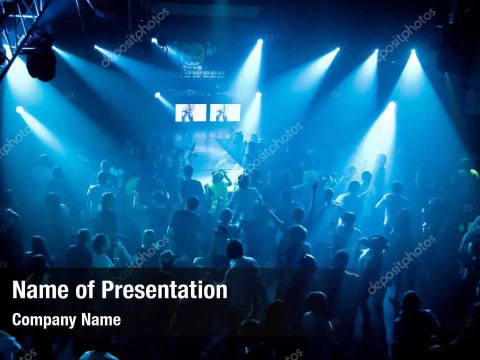 Silhouettes of Concert Crowd