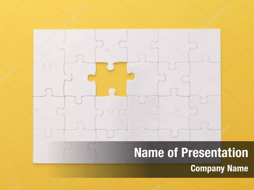 Piece of White Puzzle