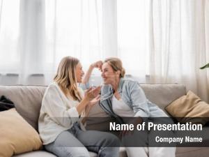 Happy Sisters PowerPoint Template