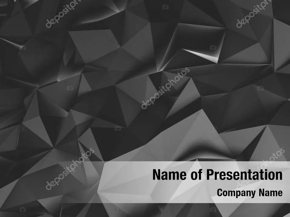 Abstract Black Origami Paper