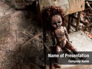 Baby dirty burnt doll wooden