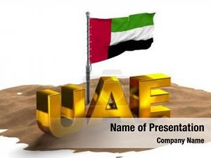 Emirates united arab national day PowerPoint Template