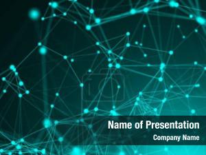 Polygons and Dots PowerPoint Template