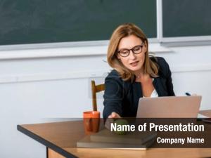 Apple for Teacher PowerPoint Template