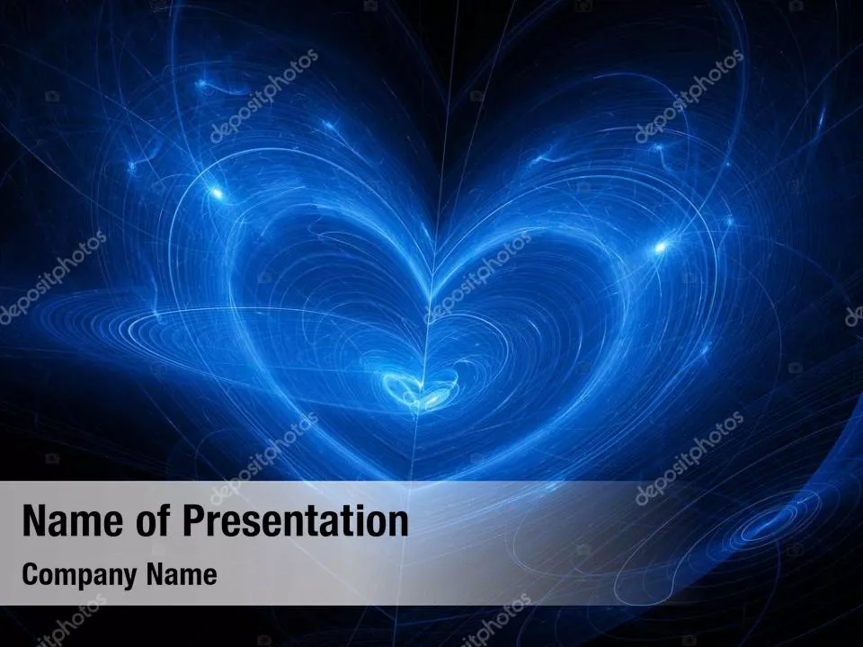 Blue Heart Background