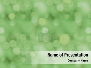 Light Green Circles PowerPoint Template