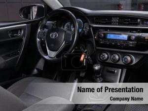 Car Dashboard Design PowerPoint Template