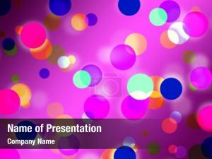 Purple Spots PowerPoint Template