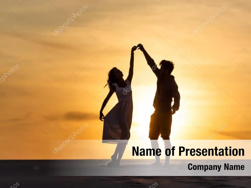 Couple Dancing On The Beach
