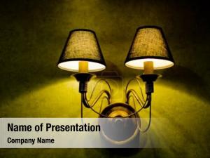 Olive Lamp PowerPoint Template