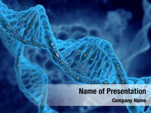 3D DNA PowerPoint Template