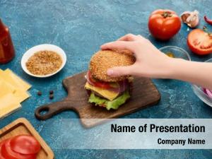 Fast Food Ingredients PowerPoint Template
