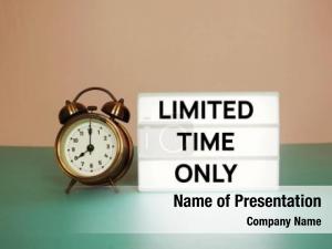 Limited Time PowerPoint Template