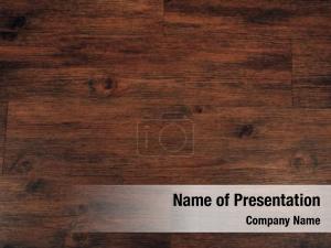 Top View on Wooden Desk PowerPoint Template