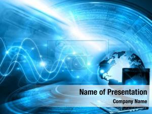 Technological Background PowerPoint Template