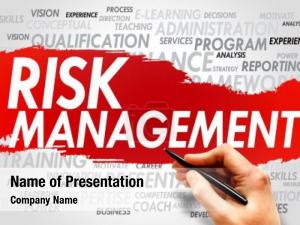 Risk Management Word Cloud PowerPoint Template